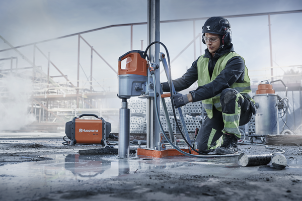 کرگیری کف با دستگاه پایه‌دار (Stand-Mounted Machine)