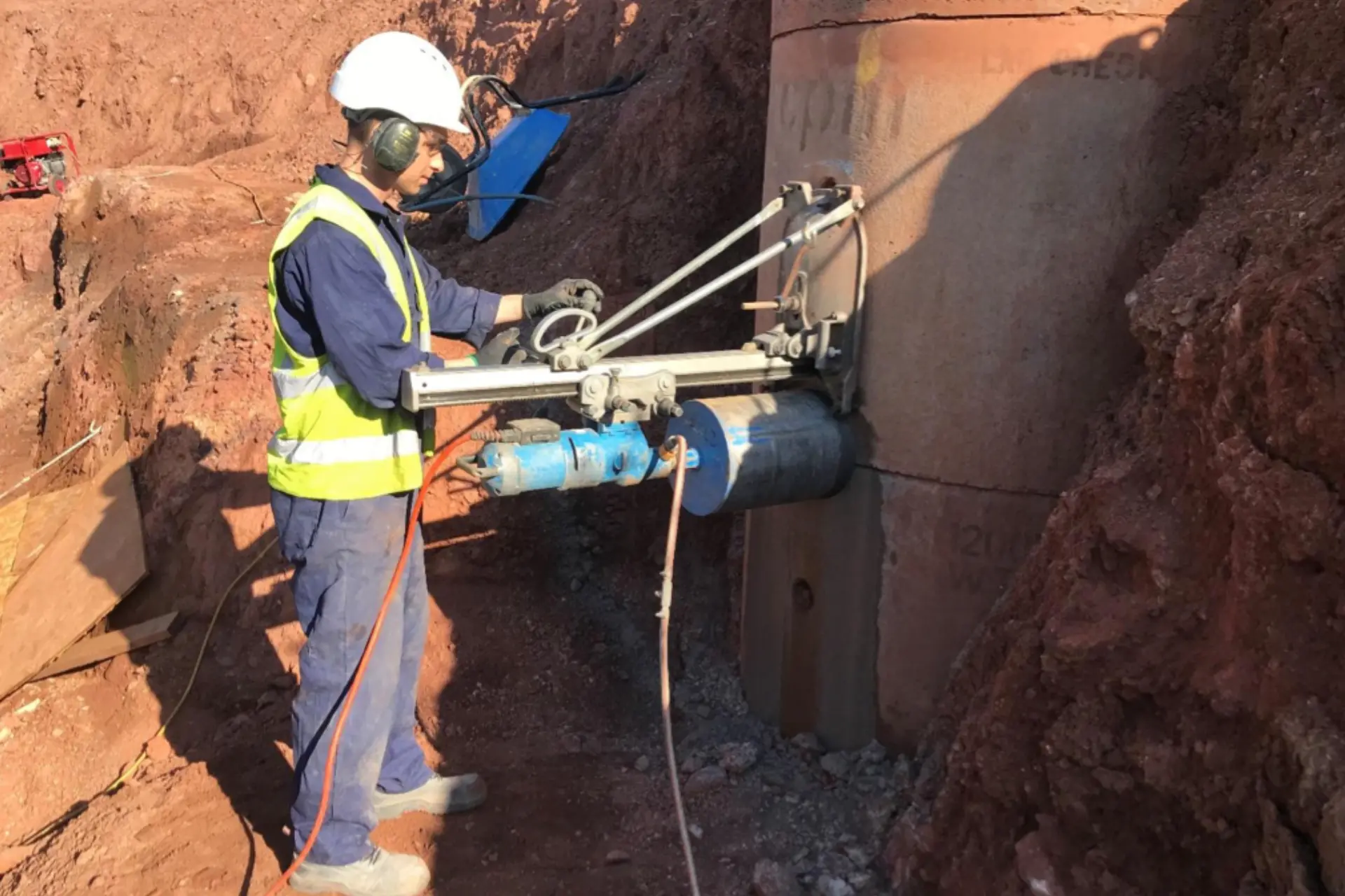 مراحل اجرای کرگیری در ستون سنگین