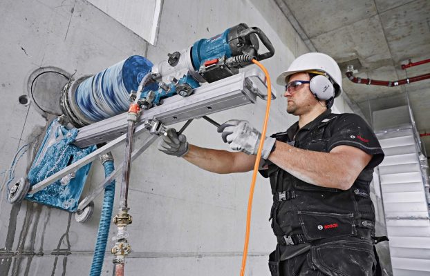 کرگیری دقیق ستون بتنی مسلح